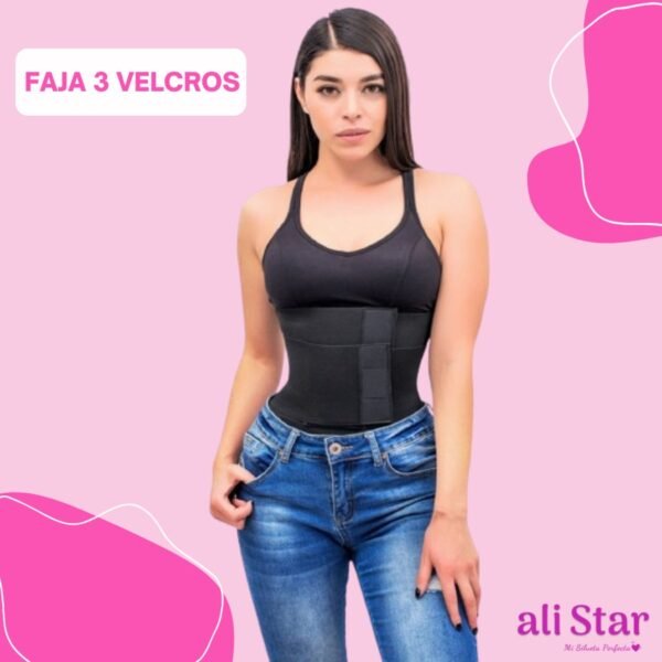 Faja Tres velcros reductora modeladora